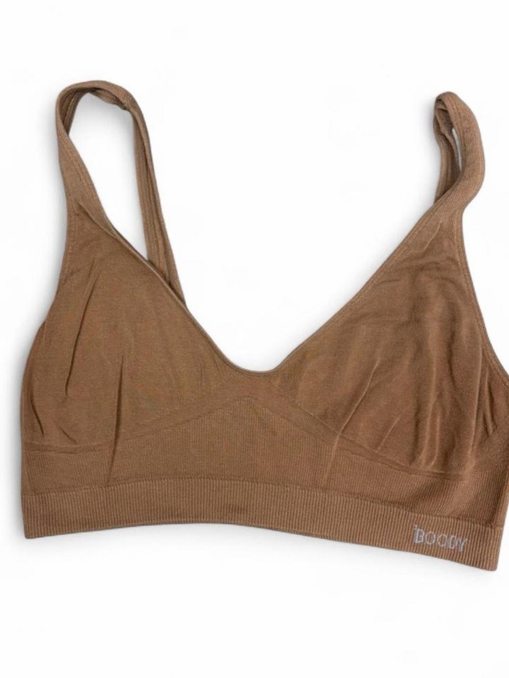 BOODY Soft Stretch Wireless Bralette — Brown
